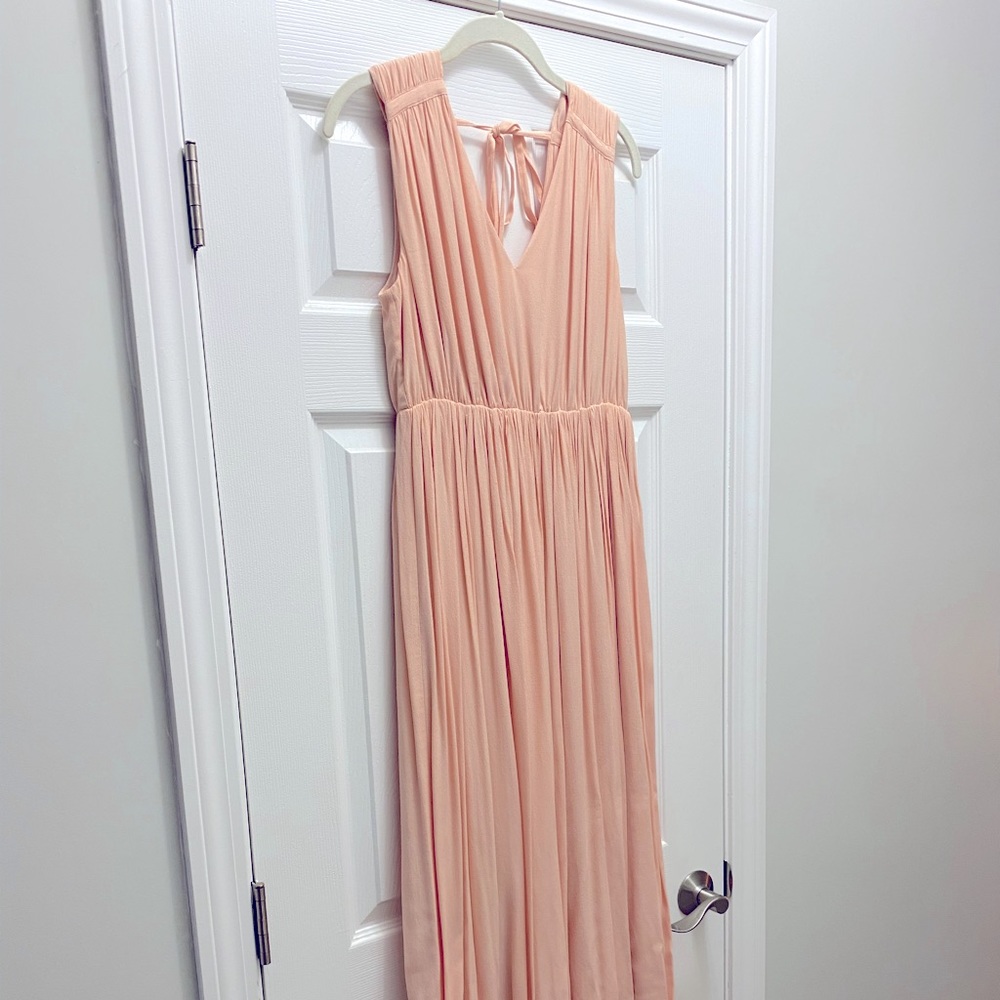 Light peach/pink Madewell maxi dress